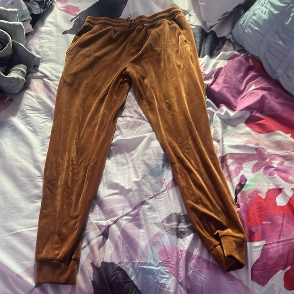 brown fashion nova sweat pants
